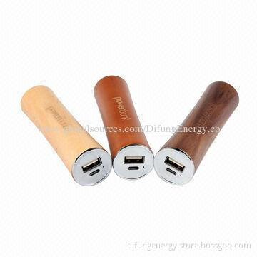 2,600mAh Power Banks with Samsung Lithium Battery, 5V/1A Input